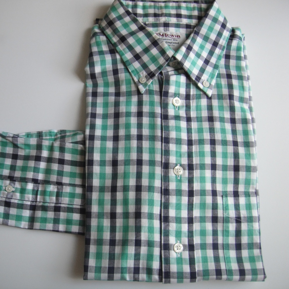 BULLOCK & JONES Plaid Long Sleeve Sport Shir - Picture 5 of 8
